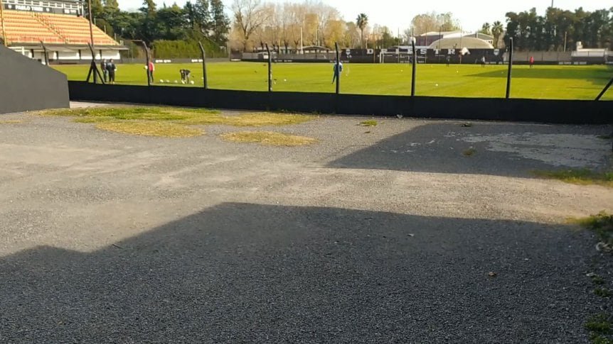 Entrenamiento de Dep. Riestra (Foto: Presión Alta / TyC Sports)