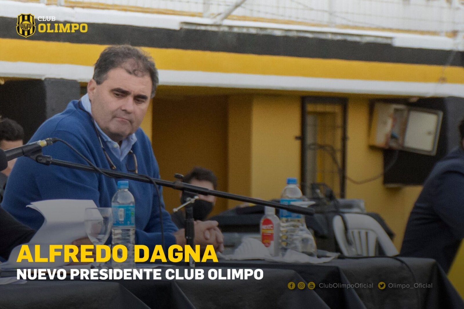 Alfredo Dagna vuelve a la presidencia de Olimpo ALFREDO DAGNA