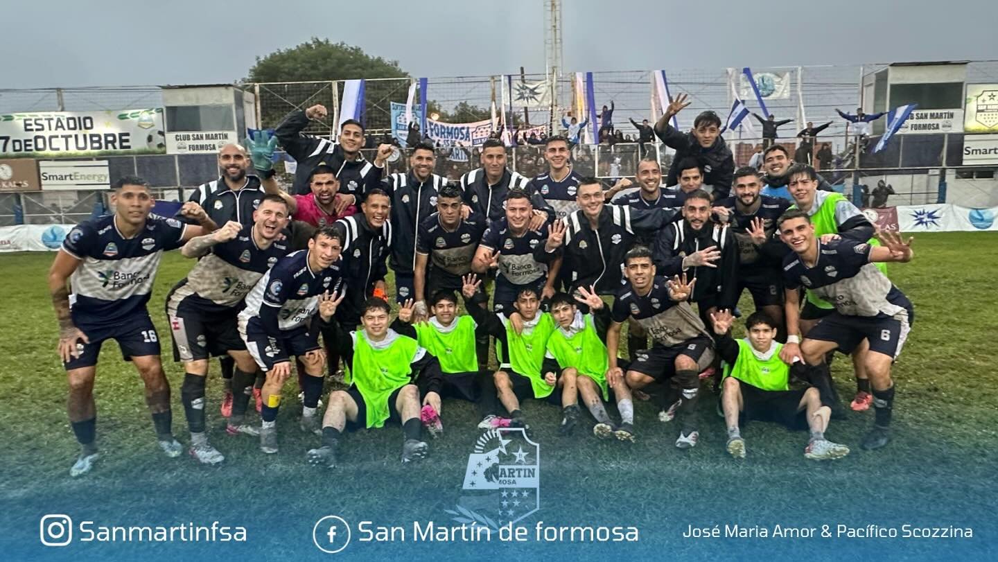 San Martín goleó a Sol de América en el clásico formoseño y acaricia la clasificación