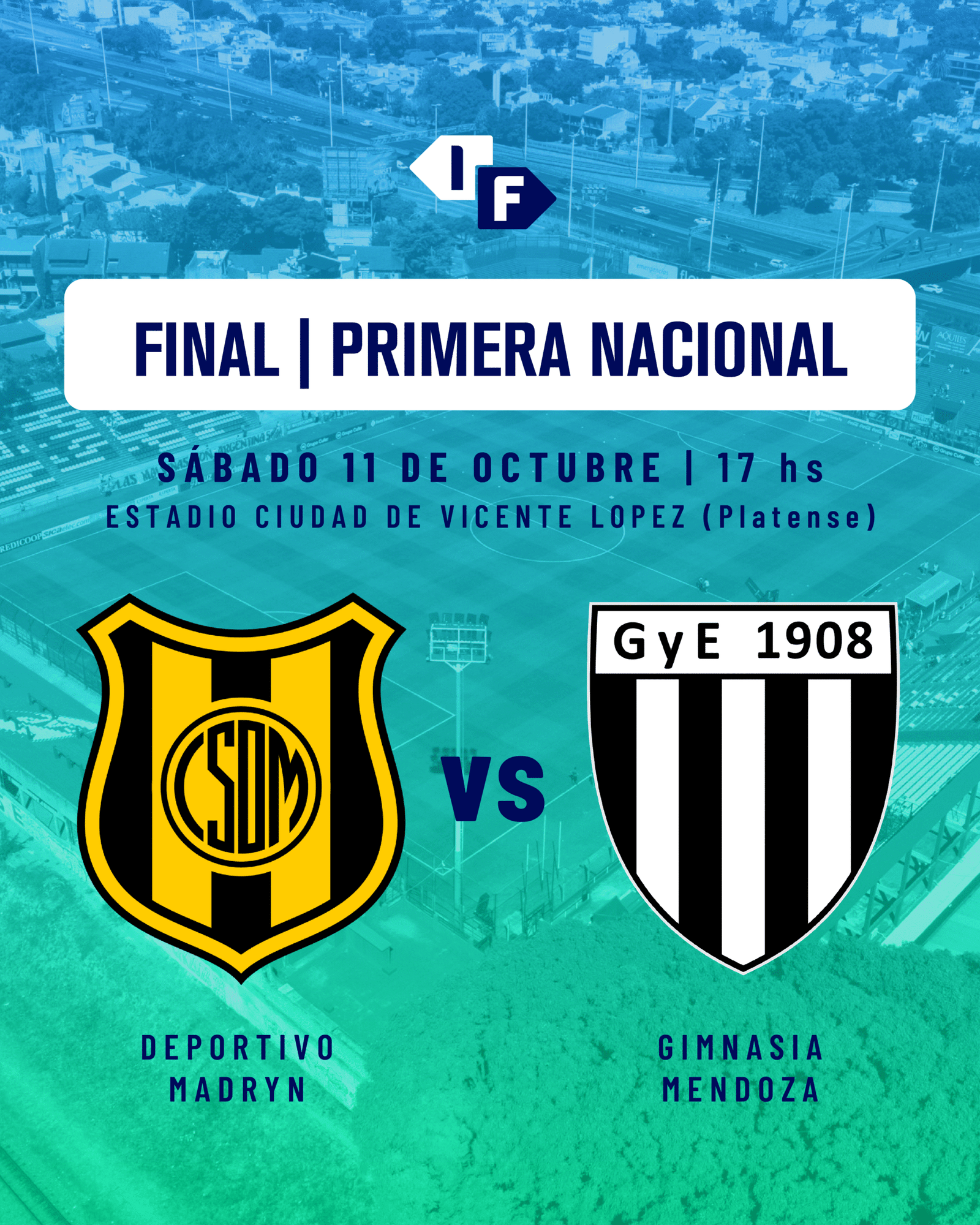 Deportivo Madryn y Gimnasia de Mendoza jugarán la final hoy por un lugar en Primera