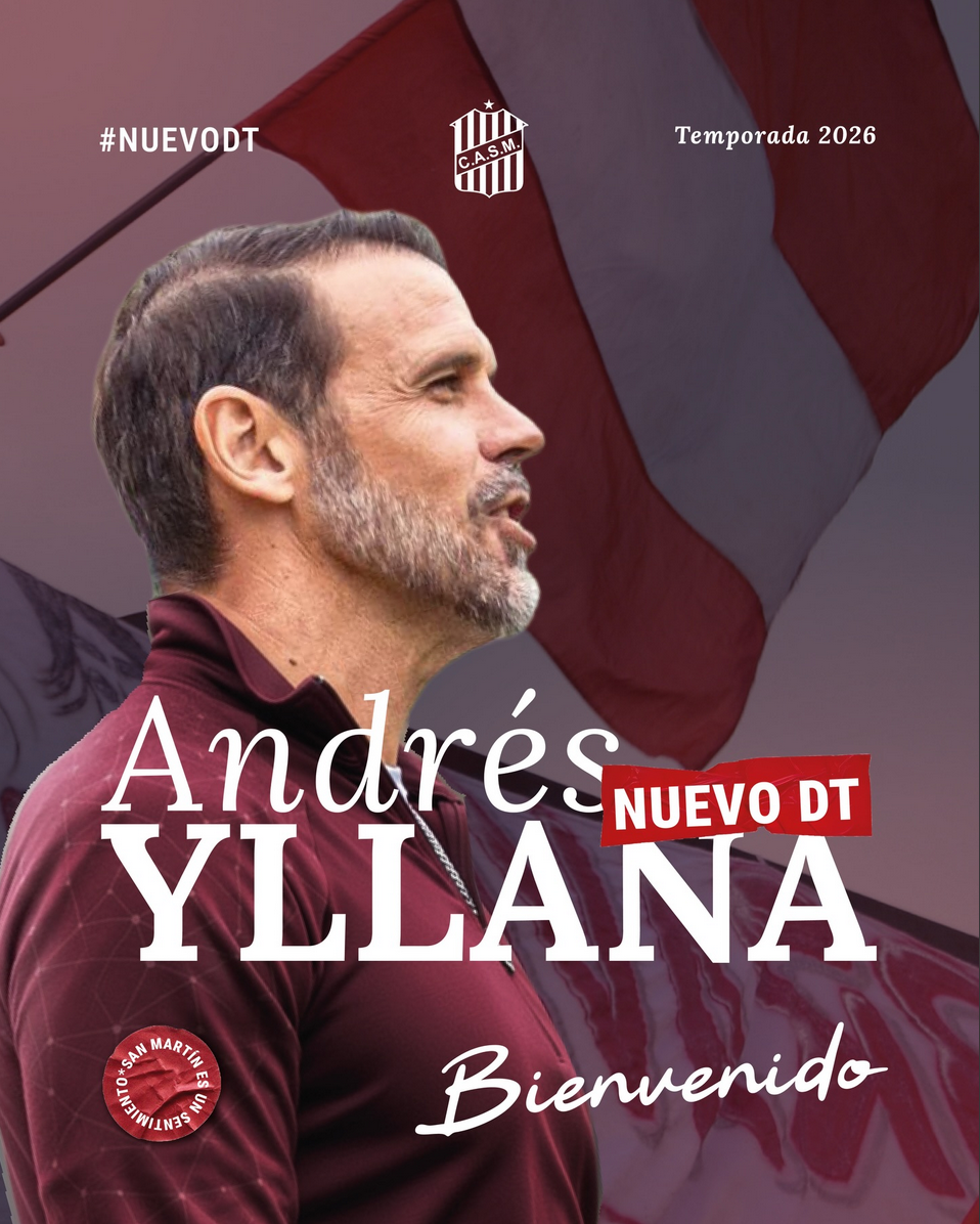 El Santo tiene DT: Andrés Yllana es nuevo técnico de San Martín